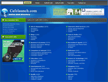 Tablet Screenshot of cafelaunch.com